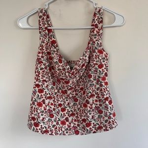Abercrombie floral tank top